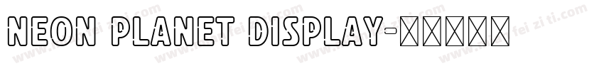 Neon Planet Display字体转换